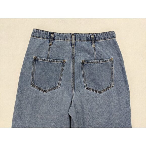 Forever 21 Women's Jeans Size 26 Light Wash High Rise Button-Fly Tapered - Picture 15 of 15